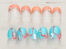 スチューデントネイルサロン エブリーネイル 渋谷/ニュアンスフレンチ ￥3990
