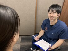 久喜駅前鍼灸整骨院の雰囲気（カウンセリングに力を入れています！些細な事でもご相談下さい。）