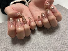 ルミナス(Luminous)/ブラウンアーガイル柄