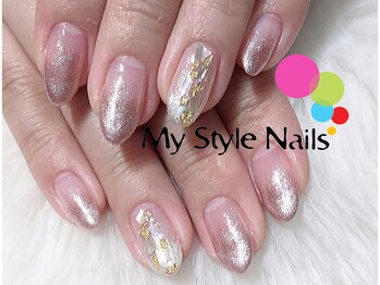 マイ スタイル ネイルズ(My Style Nails)/ラメグラデーションジェル