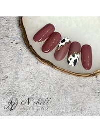 ボルドーネイル