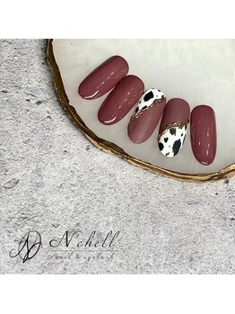 ナシェル(N'chell)/ボルドーネイル