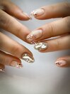 キラキラシャンパンネイル