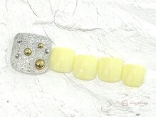 ネイルメゾン 池袋店(NAIL MAISON)/イエローラメ¥5980