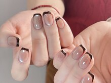 センスネイル 池袋店(Sense Nail)/オンブレフレンチ/チーク/水光