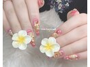 #フラワーネイル#夏ネイル