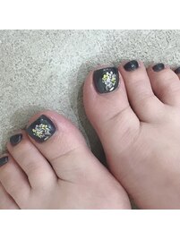 シンプルフットネイル