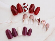 ホクレア(Hokule'a)/バレンタインネイル