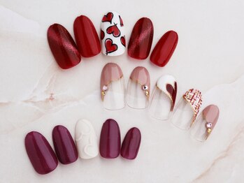 ホクレア(Hokule'a)/バレンタインネイル