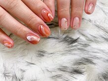 キキネイル たまプラーザ店(kikinail)/ニュアンス　オレンジネイル