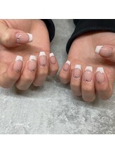 コロレ(colore')/シンプルフレンチネイル