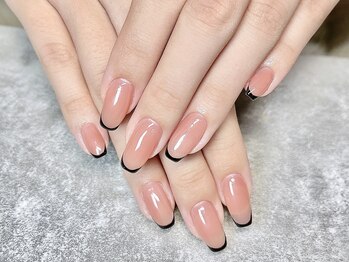 グランスネイル(glance nail)/細フレンチ