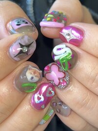 派手POPネイル