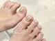 ビーネイル 名古屋志賀本通(B.nail)の写真/～21:30まで営業◎｜この夏のフットネイルはB.nailで♪大人気◆新規【Footニュアンス定額art ¥7,800】