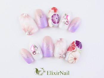 エリクサーネイル 西武新宿(Elixir Nail)の写真/全てのクーポンが嬉しいオフ込価格☆オフ込2カラーorラメグラ¥5280～♪トレンドを取り入れたデザイン多数☆
