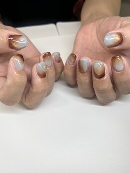 ニュアンス、マグネットネイル