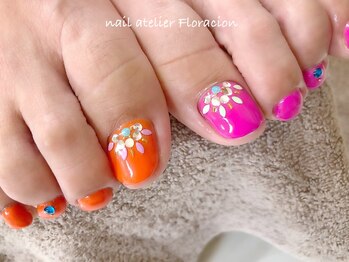 ネイルアトリエ フロラシオン/フットデザインネイル11