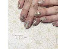 ニコ(nico+)/成人式ネイル