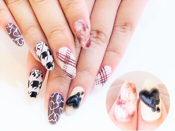 ネイルコレクション ピンク(Nail Collection Pink)/ジェル放題★チョコ・千鳥格子