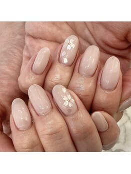 桜ホロネイル