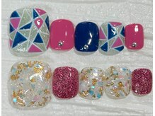 キャンアイドレッシー 博多店(Can I Dressy)/フット　定額アート　5800円