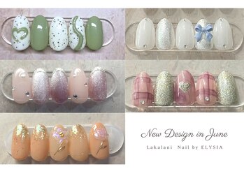 ラカラニネイル バイ エリシア(LaKalani Nail by ELYSIA)/6月～NEW Design～
