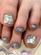 ネイルサロン ロゼオ(Nail salon Roseo)の写真/ウェットケア込フットワンカラー2色選択OK★¥4990/角質除去込み 持ち込みデザイン付け放題コース¥8990