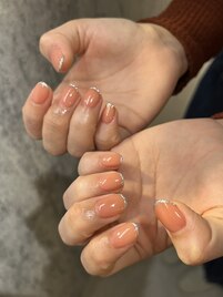ラメフレンチ