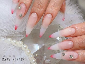 nail salon BABY BREATH【ネイルサロン　ベイビーブレス】/持込デザイン☆長さだし10本