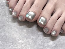 エクラネイルデザイン(eclat nail design)の雰囲気（foot nail/mirror/magnet ）