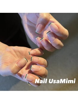 ネイル ウサミミ(Nail UsaMimi)/クリアベースフレンチ