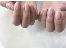 08ネイル(08 nail＆school)/ツイードネイル☆