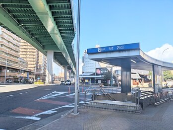 アイラッシュサロン ファスト(Fast)/01.浄心駅2番出口を上がります