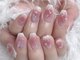 フローレスネイル 新宿西口店(FlawlessNail)の写真/【ワンホンコース】チークネイルデザインや大人可愛いリボンデザインも選べます♪サンプル全45種類￥8500