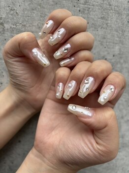 リュバンネイル(Ruban nail)の写真/【三軒茶屋徒歩5分☆】《世界に1つだけ》体現ネイルサロン♪早朝や仕事帰りにご褒美を…