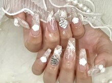 レースネイル/ブライダルネイル