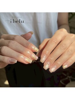 イベル 梅田店(ibelu)/つやミラーネイル