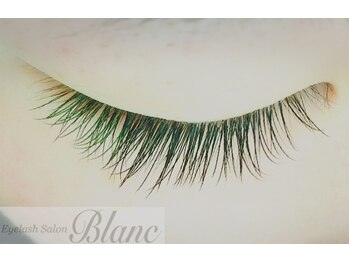アイラッシュサロン ブラン イオン上越店(Eyelash Salon Blanc)/【カラーエクステ】グリーン