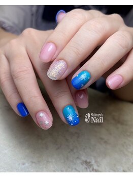サクラズネイル 警固店(Sakura's nail)/雪の結晶