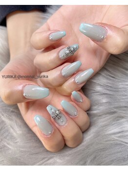 リアンド(Li&)/ブルー×グレーグラデーション