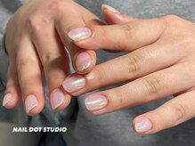 ネイルドットスタジオ 堺筋本町(NAIL DOT STUDIO)/オーロラネイル