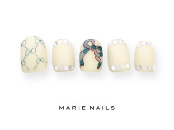 マリーネイルズ 大阪梅田店(MARIE NAILS)/新規様7000円 0313b　リボン