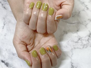ひまりネイル(ひまりnail)/ピスタチオネイル