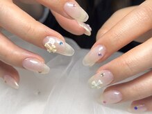 ユニネイル 池袋(Uni Nail)/透明感たっぷりのちゅるんネイル