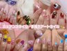 【伊織リピーター様限定】ニュアンスネイル、手描きアート、持込み可