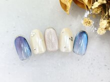 キャンアイドレッシー 足利店(Can I Dressy)/夏・大人可愛い上品ネイル￥6000
