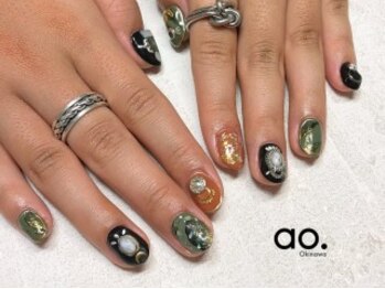 アオ おもろまち(ao.)/85min/個性派ネイル Nailao.沖縄