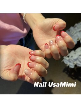 ネイル ウサミミ(Nail UsaMimi)/クリアベースフレンチ