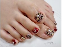 メニティ(MeniTy)/アニマル柄×ボルドー