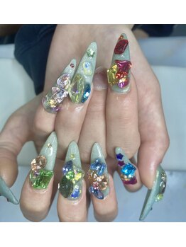 クイーンズビューティーサロン 新宿本店(Queen's beauty salon)/チップアートやり放題&つけ放題